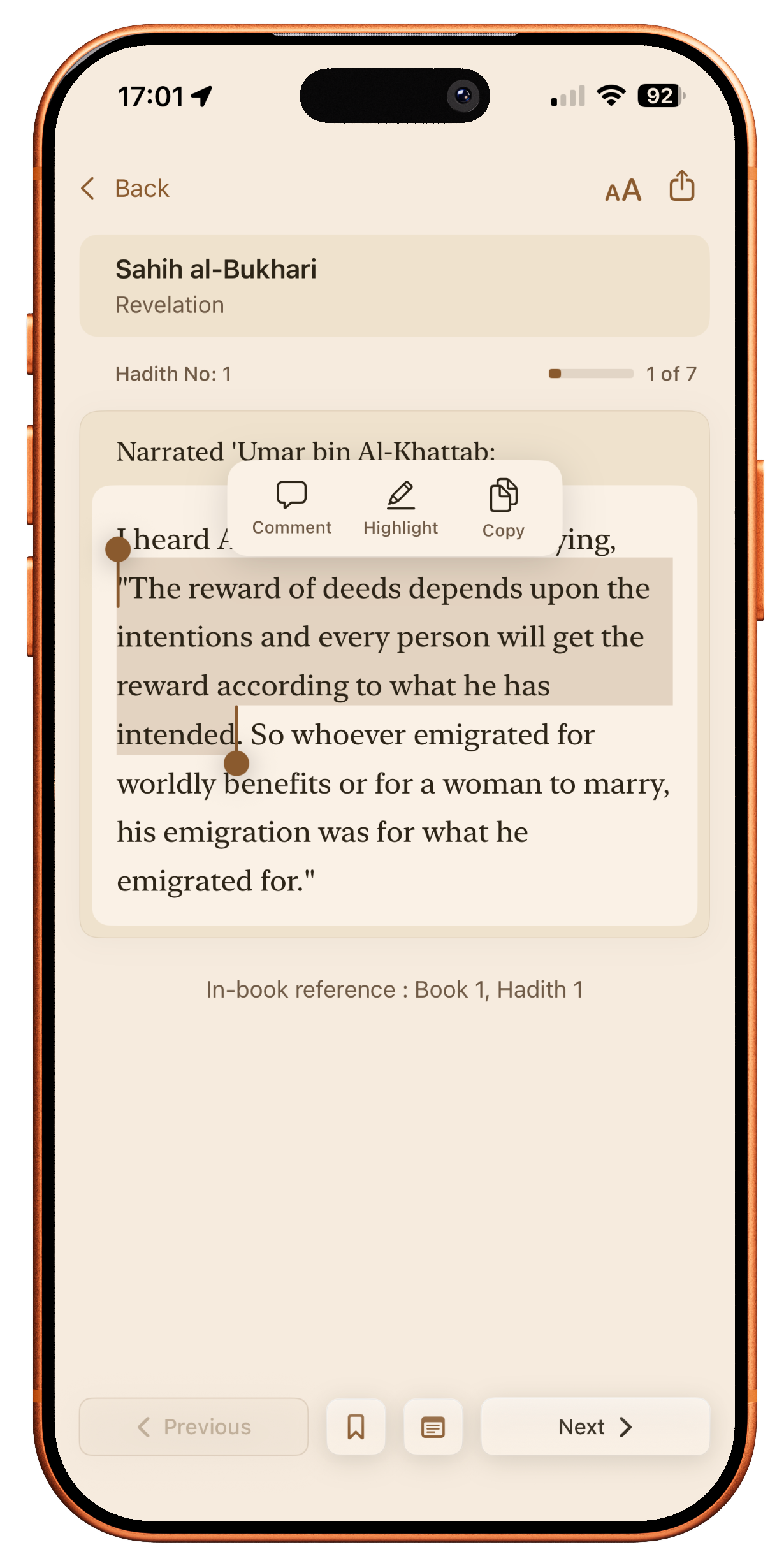 Hadith detail